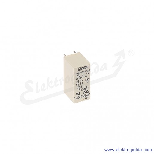 Przekaźnik miniaturowy RM84-2012-35-1006 2P 6VDC do gniazd i obwodów drukowanych