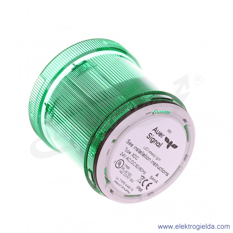 Moduł sygnalizacyjny XDC zielony LED-24VAC/DC, światło ciągłe