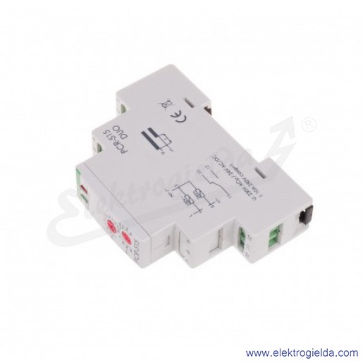 Przekaźnik czasowy PCR 515 230VAC, 24V AC/DC, 10A, rewersyjny(opóźnione ...