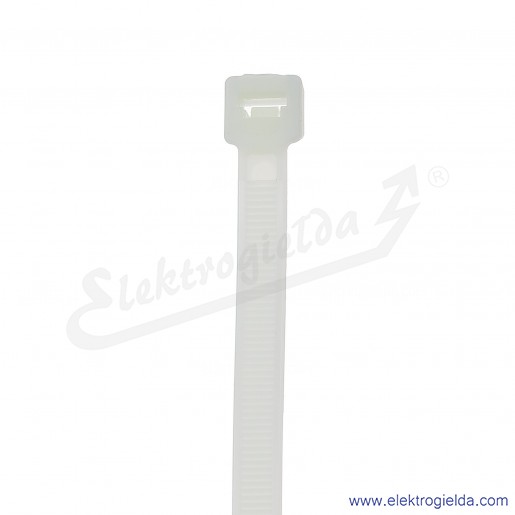 Opaska zaciskowa E01TK-01010102201, TK 40/8, 365mm, 100szt, trytytka, biała