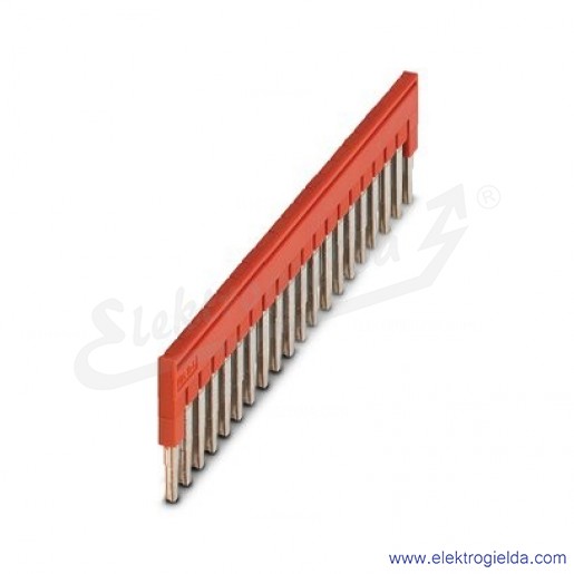 Mostek wtykowy 3030226, FBS 20-5RD, czerwony, do ST2,5, 5.2mm