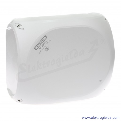 Puszka natynkowa KF 2500 H szara, IP 66/IP 67, 255x205x112, odgałęźna, bez przetłoczeń, bez zacisków