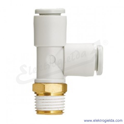 Trójnik KQ2Y04-01A*, R1/8, Fi 4mm, z O-ringiem