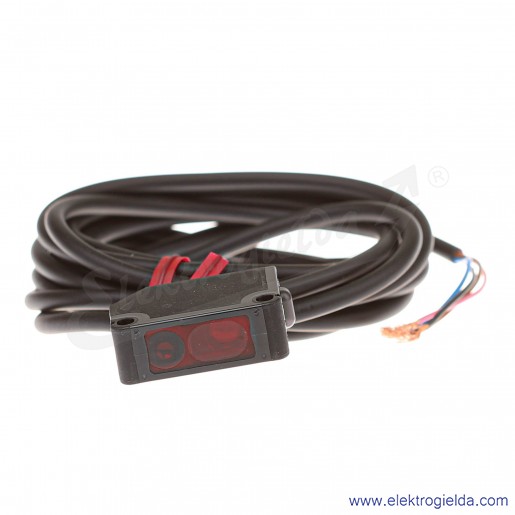 Czujnik odbiciowy CX-442-P eliminacja wpływu tła, zasięg 20..300mm, zasilanie 12..24VDC, PNP, przewód 2m