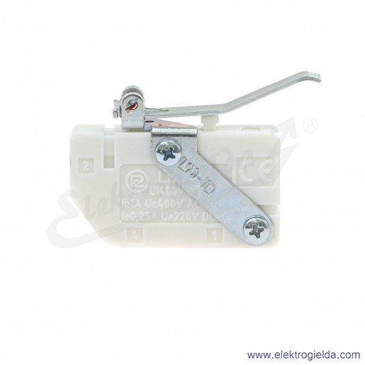 łącznik krańcowy W0-59-281012 LM-1D miniaturowy z dźwignią płaską 1P