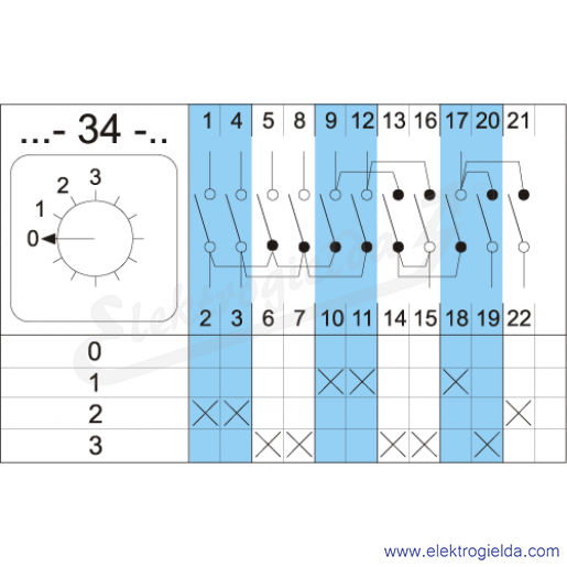 Schemat łączenia 4G10-34-U
