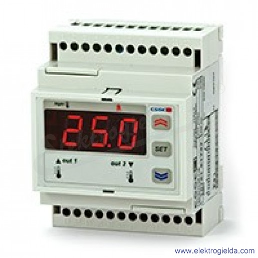Regulator temperatury SCD210E7/A, SCD210E7/A, wejście 4..20mA, 230VAC, na szynę TS-35