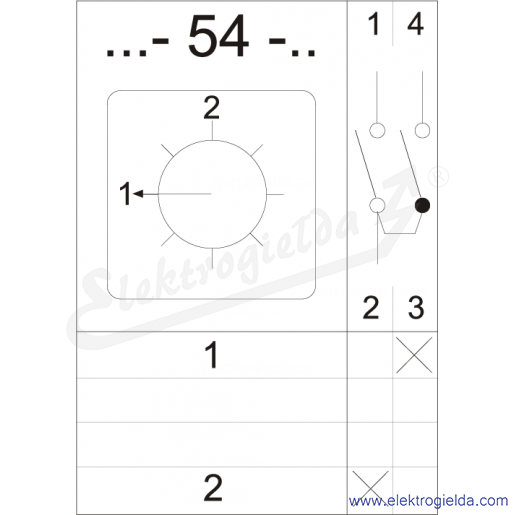 Schemat łączenia 4G10-54-US11