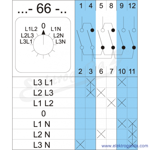 Schemat łączenia 4G10-66-U