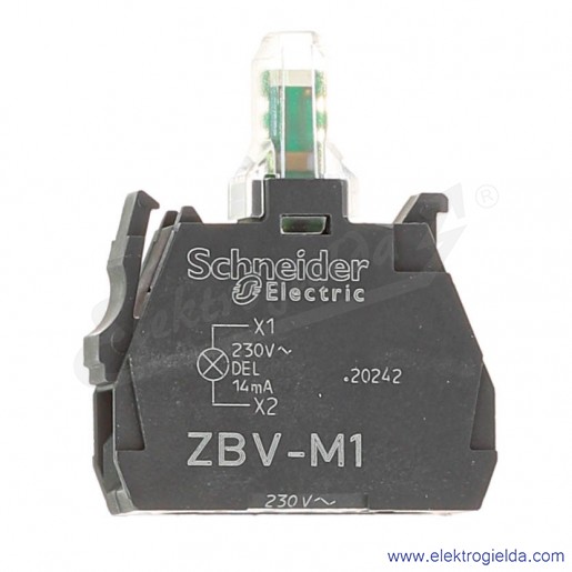 Moduł świetlny ZBVM1 230VAC, biały LED