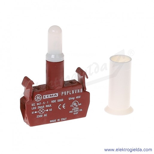 Led zintegrowany P9PLNVDB 230V AC biały