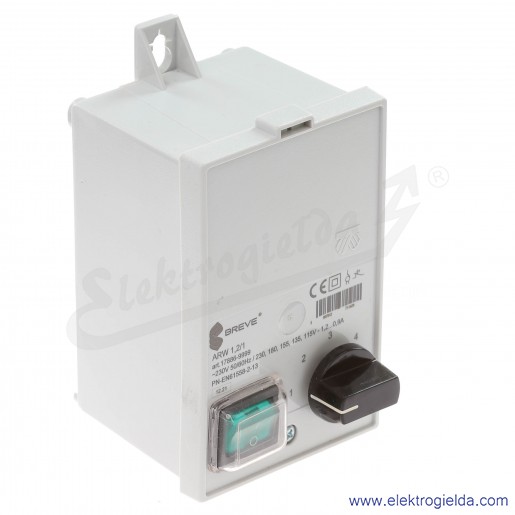 Regulator autotransformatorowy ARW 1.2 - 1.2A 230VAC, 5-stopniowa regulacja 
