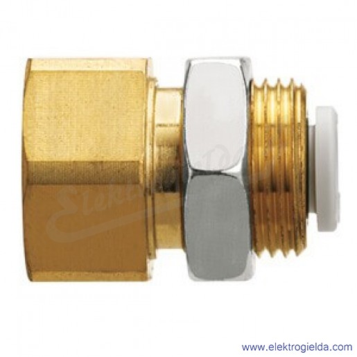 Przyłączka wtykowa grodziowa prosta KQ2E16-G04A, G1/2, fi 16mm