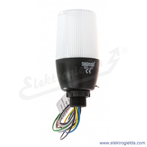 Kolumna sygnalizacyjna IF5M220ZM05, 230VAC, Led 5 kolorów + dźwięk 90dB, 55mm, IP65