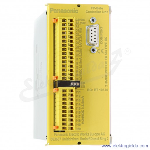 Sterownik bezpieczeństwa AFSC1605 FP 16 wejść/4-RED-OUT/3-FRE-OUT/PNP/24VDC