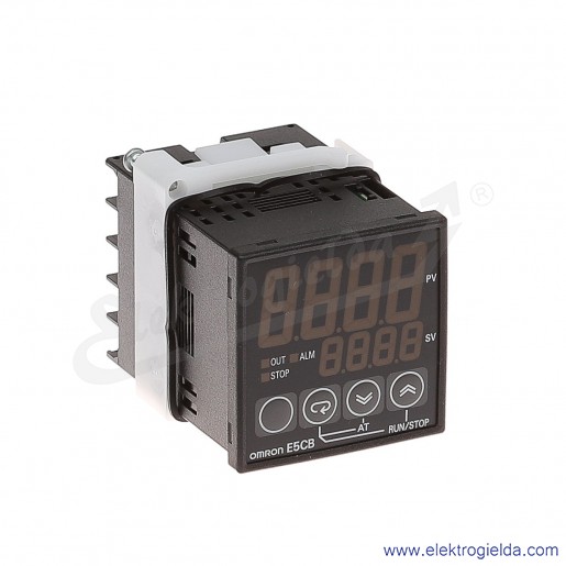 Regulator E5CB-R1TC  230VAC Temperatury  termopara J  WYJŚCIE PRZEKAŹNIK + ALARM PRZEKAŹNIK