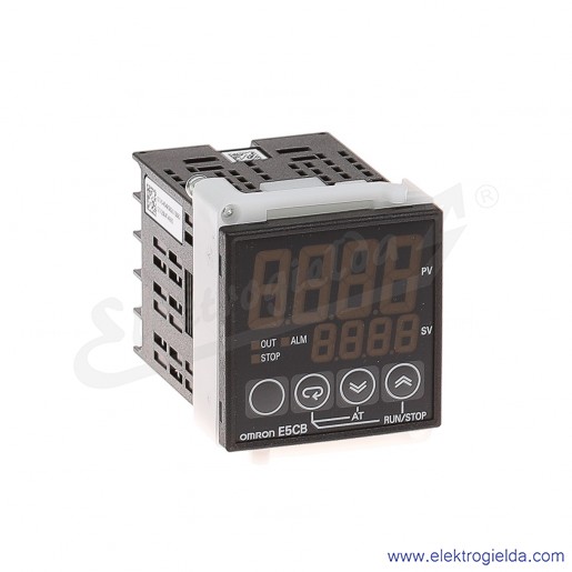 Regulator E5CB-Q1P 230VAC  Temperatury PT100  WYJŚCIE SSR + ALARM PRZEKAŹNIK 