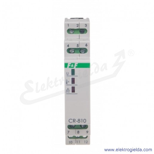Przekaźnik rezystancyjny CR-810 DUO (Termiczny do czujników PTC), 230VAC, 24VAC/DC