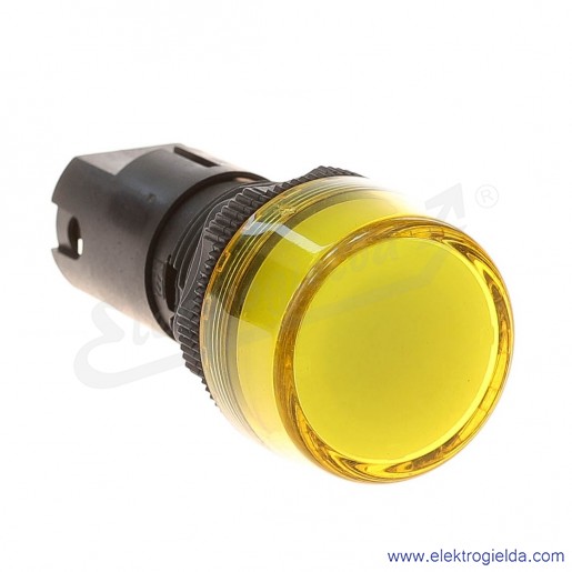 Lampka kontrolna 8LP2TIL225, oprawka żółta