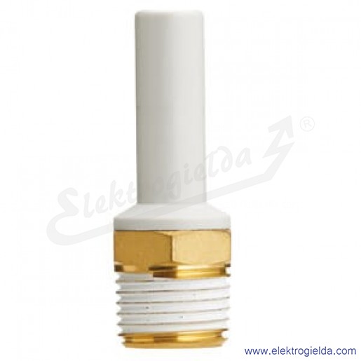 Przyłączka wtykowa prosta KQ2N08-03A*, R3/8, Fi 8mm, z O-ringiem