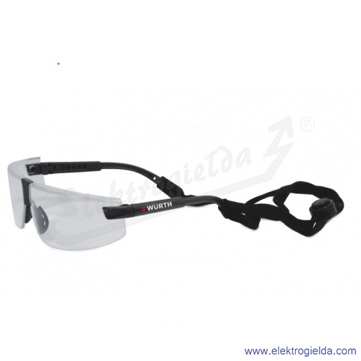 Okulary ochronne A0899 107 81 Exor, czarne
