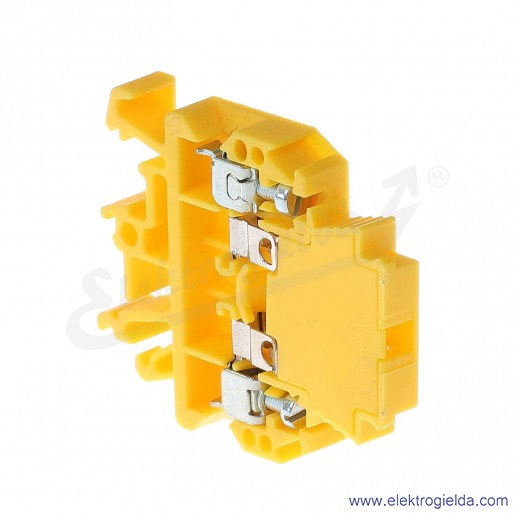 Złączka bezpiecznikowa A11-5101, ZUG G/B, żółta, 4mm2, do wkładki 5x20