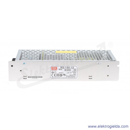 Zasilacz impulsowy RS-150-12 100..240VAC, wyjście 12V 12.5A 150W