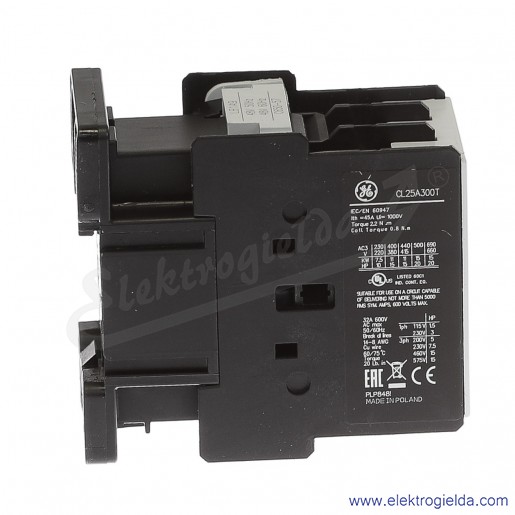 Stycznik CL25A300T9 48V AC 50/60 HZ, 11KW/400V AC-3, 45A AC-1, 3-polowy