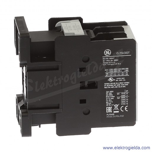 Stycznik CL25A300T2 42V AC 50/60 HZ, 11KW/400V AC-3, 45A AC-1, 3-polowy