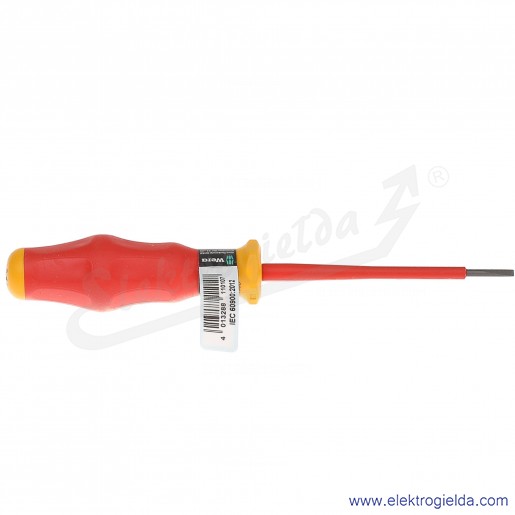 Wkrętak 031580 0,4x2,5x80 płaski izolowany Kraftform Comfort 1160 i VDE
