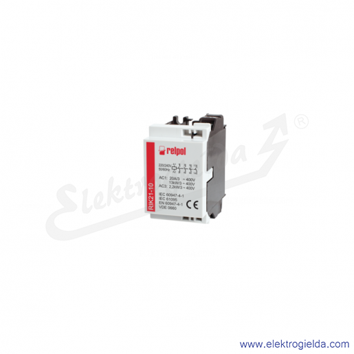 Stycznik instalacyjny 2608208, RIK21-10, 20A, 230VAC