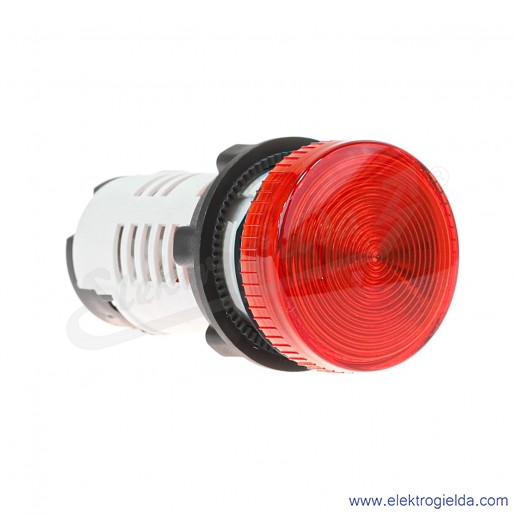 XB7EV64P Lampka sygnalizacyjna czerwona Un 250V do źródeł światła z bagnetem Ba9s