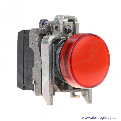 XB4BVM4 Lampka sygnalizacyjna Czerwona 230V AC LED