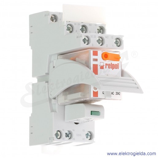 Przekaźnik interfejsowy PIR3-230AC-00LV 3P 230VAC moduł LV zielony