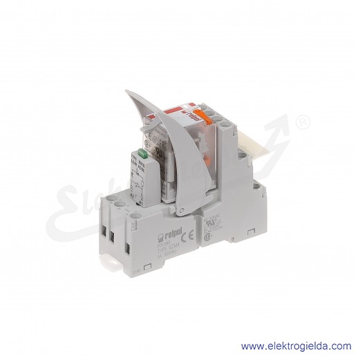 Przekaźnik interfejsowy PIR4-024AC-00LV 4P 24VAC moduł LV zielony