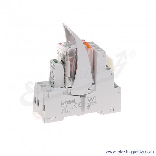 Przekaźnik interfejsowy PIR4-230VAC-00LV 4P 230VAC moduł LV zielony