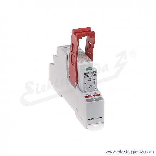 Przekaźnik interfejsowy PI84-024AC-M91G-PS-2012-0 2P 24VAC moduł LV zielony z gniazdem GZP80 PUSH-IN
