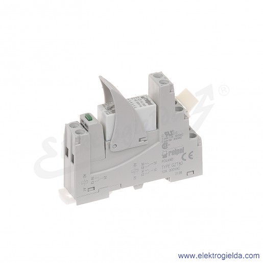 Przekaźnik interfejsowy PI84-230AC-M93G-TS-2012 2P 230VAC moduł LV zielony