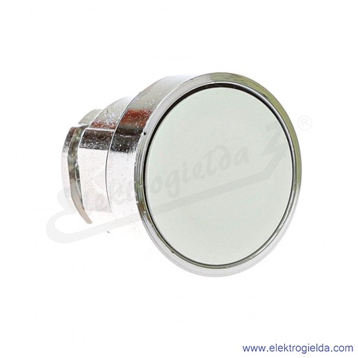 Napęd przycisku ZB4BA1 biały metalowy, kryty, samopowrotny, fi 22mm, IP66