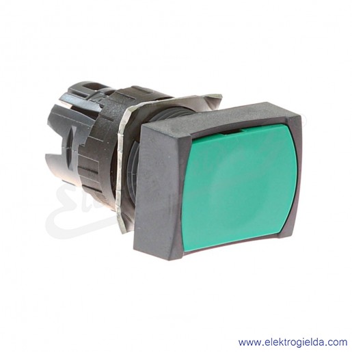 Napęd przycisku ZB6DA3 zielony prostokątny, kryty, samopowrotny, fi 16mm, IP65