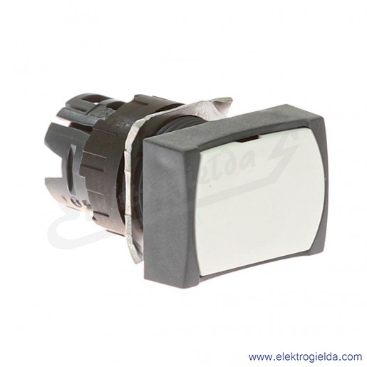 Napęd przycisku ZB6DA1 biały prostokątny, kyrty, samopowrotny, fi 16mm, IP65