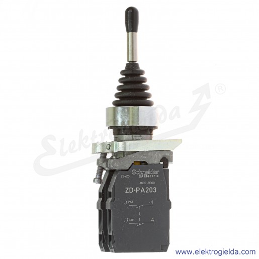 Joystick XD4PA24 czterokierunkowy, NO, samopowrotny, 22mm