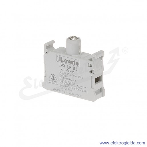 Moduł LED LPX LFB3 zielony 12-30VAC/DC światło pulsujące, pod przycisk