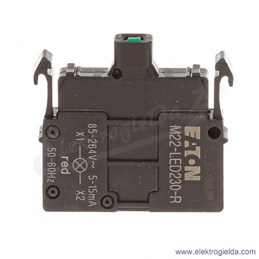 Moduł LED 216564, M22-LED230-R, czerwony, 230VAC, montaż czołowy, zaciski śrubowe