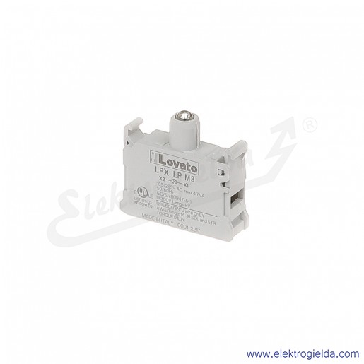 Moduł LED LPX LPM3 zielony 185-265VAC światło ciągłe, pod przycisk