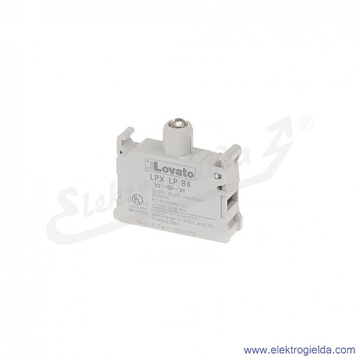 Moduł LED LPX LPB6 niebieski 12-30VAC/DC światło ciągłe, pod przycisk