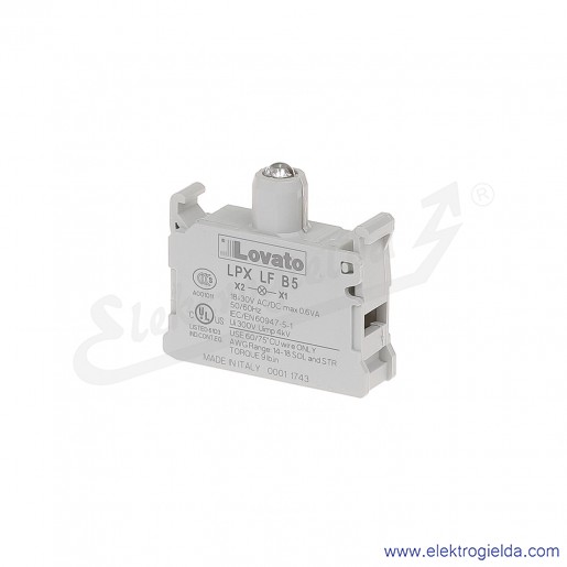 Moduł LED LPX LFB3 zółty 12-30VAC/DC światło pulsujące, pod przycisk