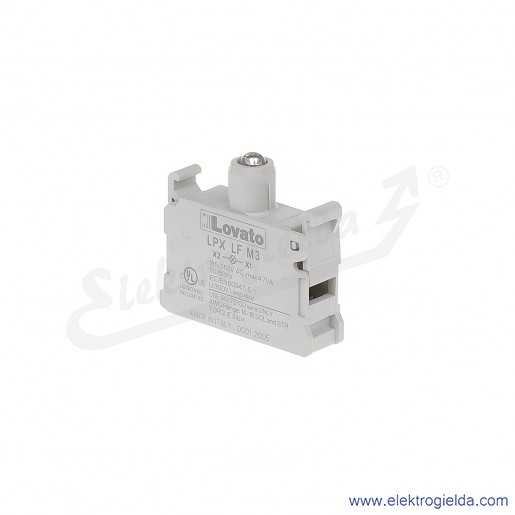 Moduł LED LPX LFM3 zielony 185-265VAC światło pulsujące, pod przycisk