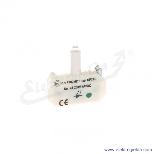EF22Lz zielony blok podświetlający 24..230V AC/DC do NEF22