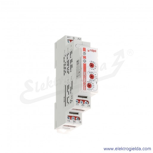 Przekaźnik czasowy wielofunkcyjny RPC-2MA-UNI 2P 12..240VAC/DC, 10 funkcji